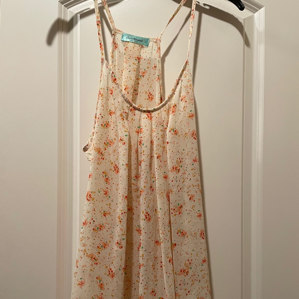 Flower tank top